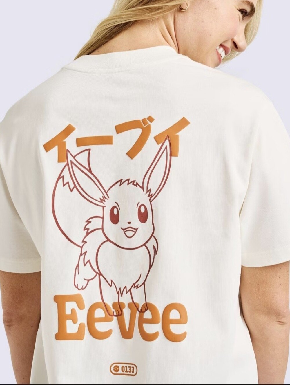 Target x Pokémon Eevee Graphic Print Short Sleeve Crewneck T-shirt Sz S NWT